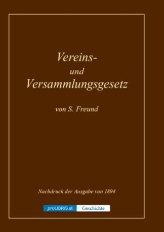 Vereins- und Versammlungsgesetz - Geschichte