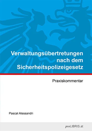 Buchcover: Verwaltungsübertretungen nach dem Sicherheitspolizeigesetz