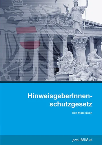 Buchcover: HinweisgeberInnenschutzgesetz