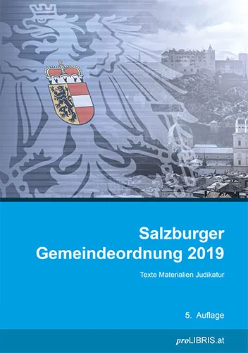 Buchcover: Salzburger Gemeindeordnung 2019