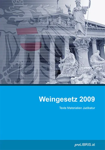 Buchcover: Weingesetz 2009