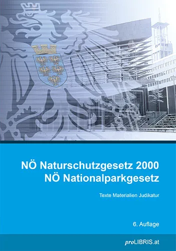 Buchcover: NÖ Naturschutzgesetz 2000 / NÖ Nationalparkgesetz