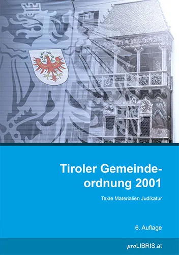 Buchcover: Tiroler Gemeindeordnung 2001