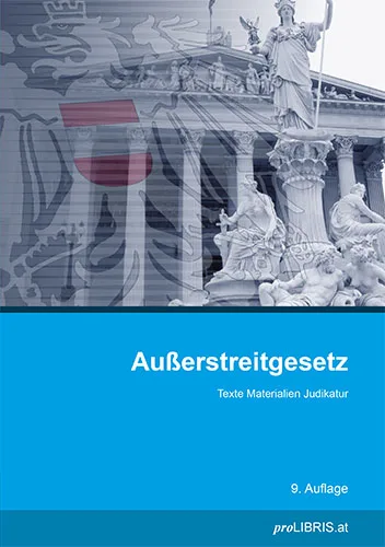 Buchcover: Außerstreitgesetz