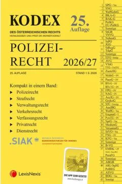 Buchcover: KODEX Polizeirecht 2026/27