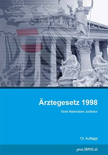 Buchcover: Ärztegesetz 1998